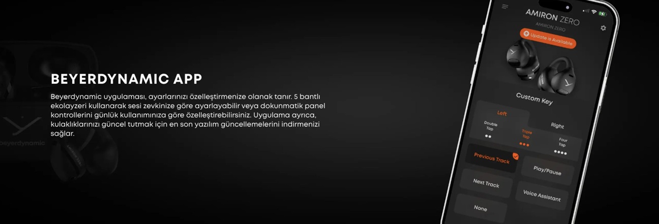 beyerdynamic Amiron Zero Sport True Wireless Open Ear Kulakiçi